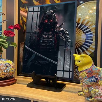 Mẫu tranh Samurai trang trí tường nhà