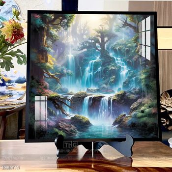 Tranh phong thủy sơn thủy đẹp