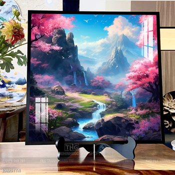 Tranh phong thủy sơn thủy đẹp