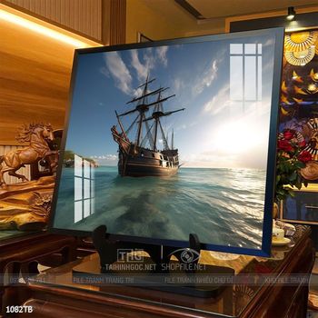 Tranh thuận buồm xuôi gió trang trí tường nhà