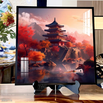 Tranh phong thủy sơn thủy hữu tình