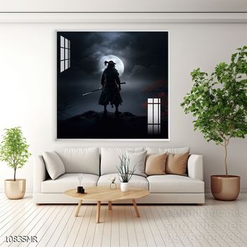 Tranh nghệ thuật deor trang trí tường nhà chiến binh Samurai huyền thoại