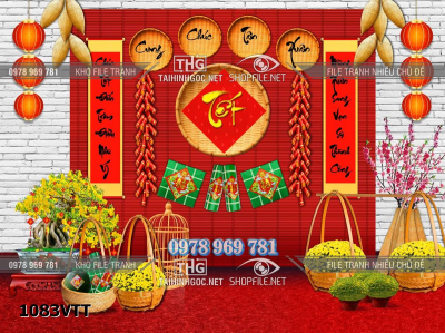 File phông nền chụp hình tết năm mới 1083VTT