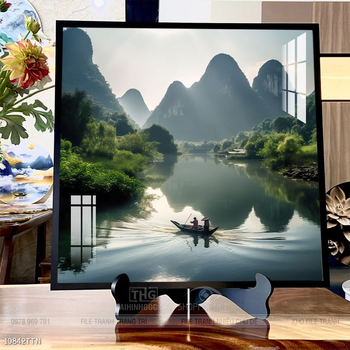 Tranh phong thủy sơn thủy đẹp