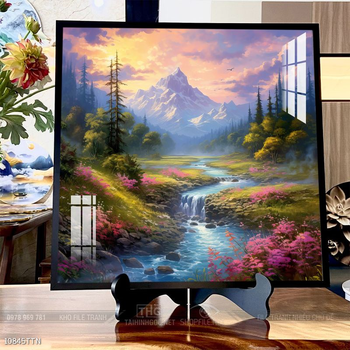 Tranh phong thủy sơn thủy hữu tình