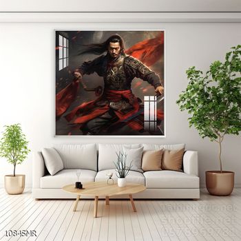 Tranh treo tường Samurai đẹp ấn tượng