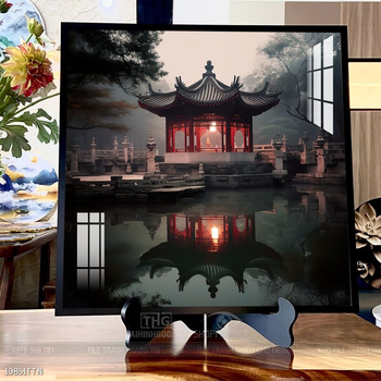 Tranh phong thủy sơn thủy đẹp