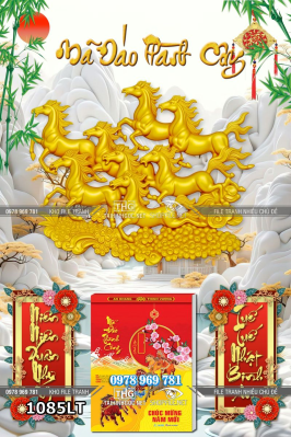 File lịch ngựa bát mã ngựa vàng mã đáo thành công 1085LT