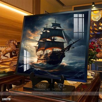 Tranh thuận buồm xuôi gió treo tường