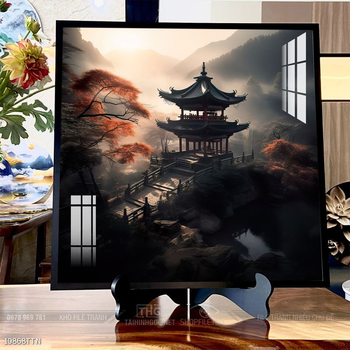 Tranh phong thủy sơn thủy đẹp