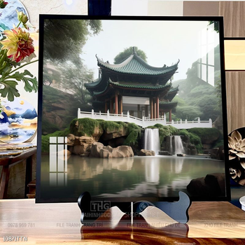 Tranh phong thủy sơn thủy hữu tình