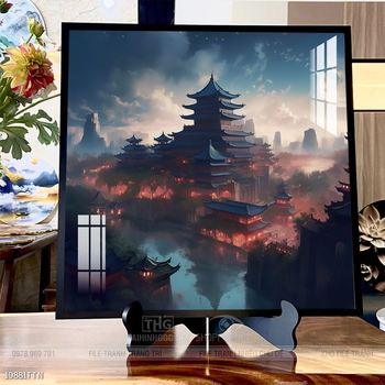 Tranh phong thủy sơn thủy đẹp