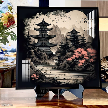 Tranh phong thủy nước non tuyệt đẹp