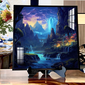 Tranh phong thủy sơn thủy đẹp