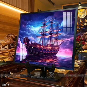 Tranh thuyền buồm và cảnh biển