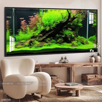 Tranh cá heo nghệ thuật độc đáo