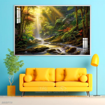 Tranh phong thủy sơn thủy hữu tình