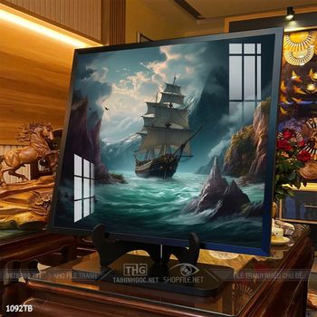 Tranh thuận buồm xuôi gió treo tường đẹp