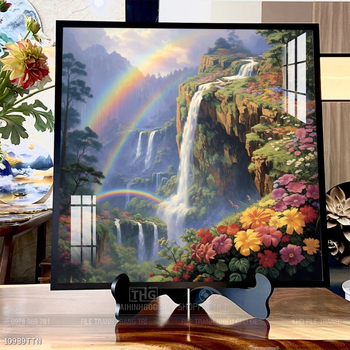 Tranh phong thủy treo trang trí phòng khách