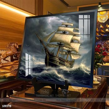 Tranh thuận buồm xuôi gió trang trí tường nhà