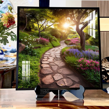 Tranh phong thủy sơn thủy hữu tình