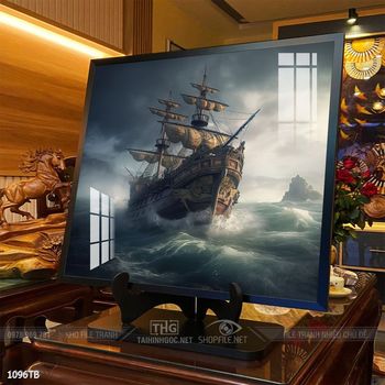 Tranh thuận buồm xuôi gió treo tường