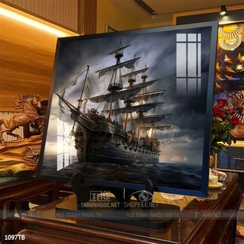 Tranh thuận buồm xuôi gió đẹp