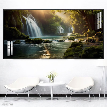 Tranh phong thủy nước non tuyệt đẹp