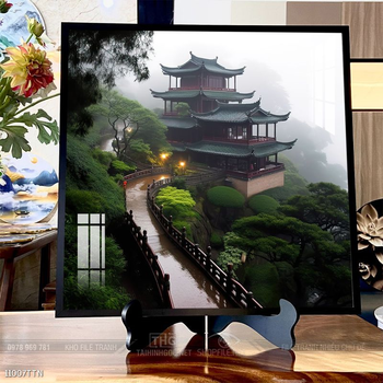 Tranh phong thủy sơn thủy đẹp