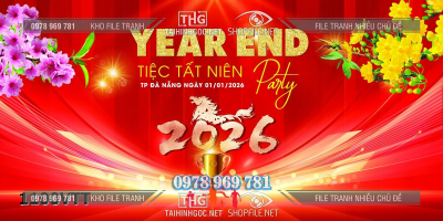 File phông tiệc tất niên tết 2026 background phông nền sân khấu tết 1100VTT