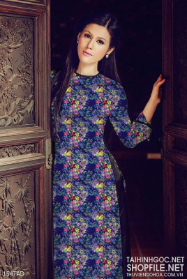 File tranh vải áo dài việt nam 154