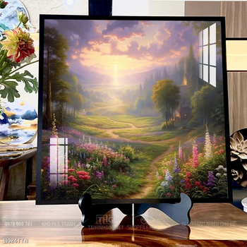 Tranh phong thủy sơn thủy đẹp