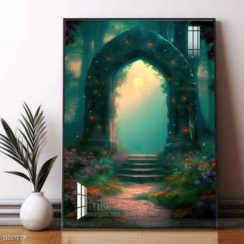 Tranh phong thủy sơn thủy hữu tình