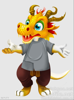 File PSD chú rồng nông dân