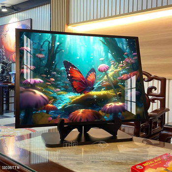 Tranh phong thủy phong cảnh thác nước thiên nhiên