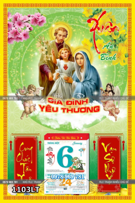 File lịch công giáo chúa giesu gia đình thánh gia yêu thương 1103LT