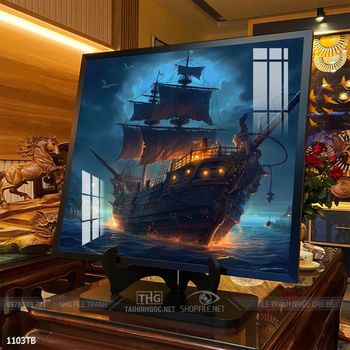 Tranh thuận buồm xuôi gió treo tường đẹp