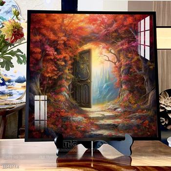 Tranh phong thủy nước non tuyệt đẹp