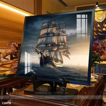 Tranh thuận buồm xuôi gió trang trí tường nhà