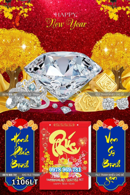 File lịch tết tiệm vàng trang sức đá quý 1106LT