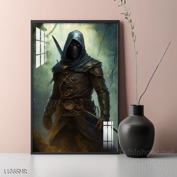 Tranh Samurai decor trang trí tường nhà trang trí tường