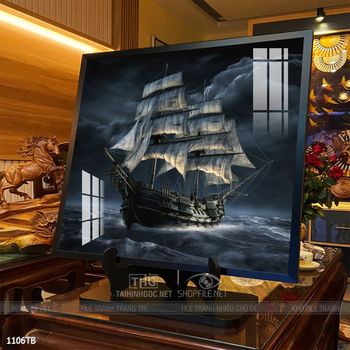 Tranh thuận buồm xuôi gió đẹp ấn tượng