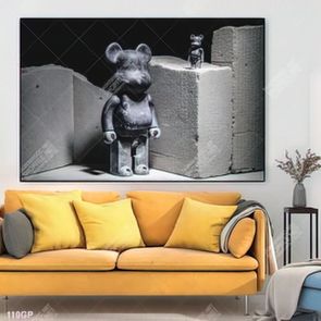 Tranh treo tường chú gấu bearbrick