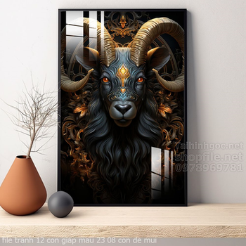 file tranh 12 con giap mau 23 08 con de mui