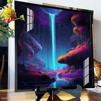 Tranh phong thủy nước non tuyệt đẹp