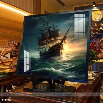 Tranh thuyền buồm và cảnh biển