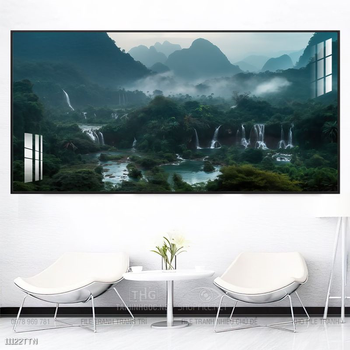 Tranh treo phòng khách theo phong thủy