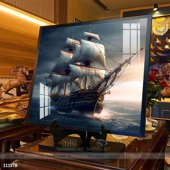 Tranh thuận buồm xuôi gió trang trí tường nhà