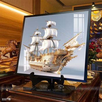 Tranh thuận buồm xuôi gió đẹp ấn tượng