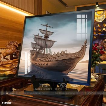 Tranh thuận buồm xuôi gió đẹp